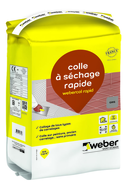 SAC WEBER COL RAPID GRIS 25KG Sy SUHAS MATERIAUX